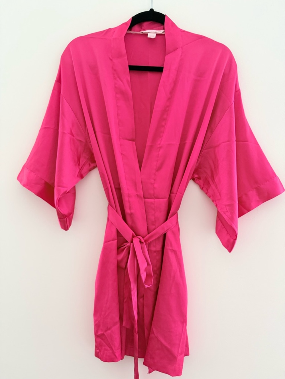 Victoria's Secret Satin Kimono Robe - Hot Pink